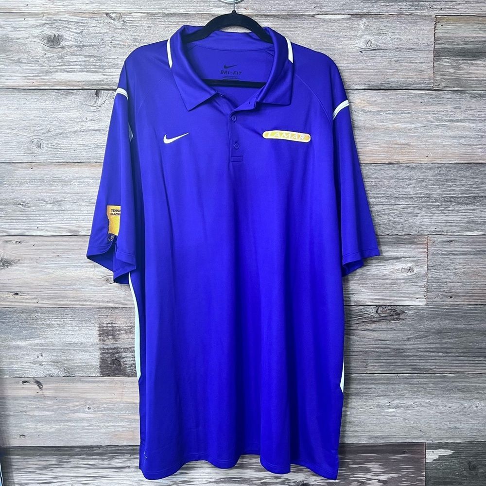 NWT Nike Tennis Classic A USTA Pro Circuit Event Dri Fit Performance Polo Shirt